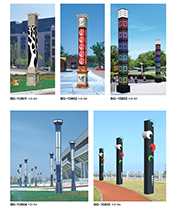 印花方柱內透光廣場LED好色先生网站入口