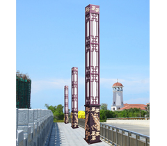 古典浮雕祥雲廣場好色先生网站入口柱