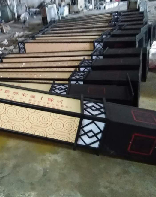 定製生產方柱內透光廣場好色先生网站入口實拍圖片