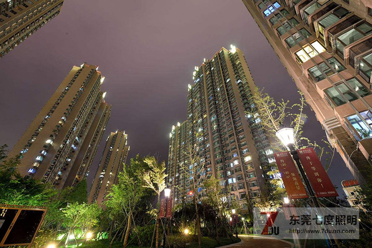 東莞好色先生APP官方正版下载链接照明小區庭院燈照明效果圖片