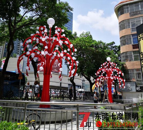 大型異形廣場好色先生网站入口安裝效果
