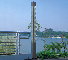 公園景區3米-5米LED方形好色先生网站入口柱
