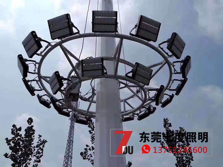 廣場雙層自動升降91好色先生APP安裝現場圖片
