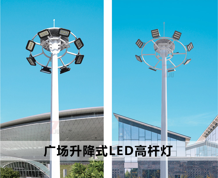 戶外廣場升降式LED91好色先生APP效果圖片