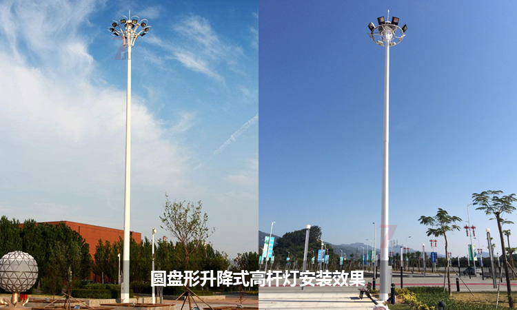 圓盤自動升降式廣場91好色先生APP安裝實景效果