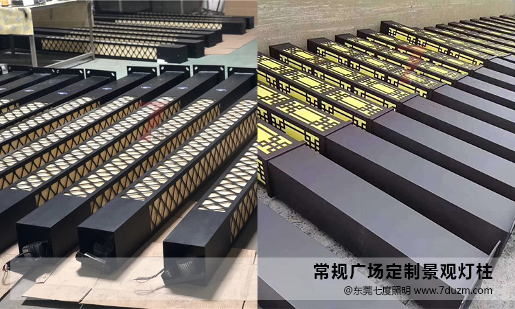 3米-5米常規方形好色先生网站入口柱定製生產實拍