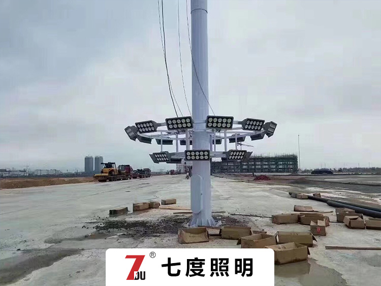 雙層圓盤升降式30米22頭500WLED91好色先生APP安裝現場