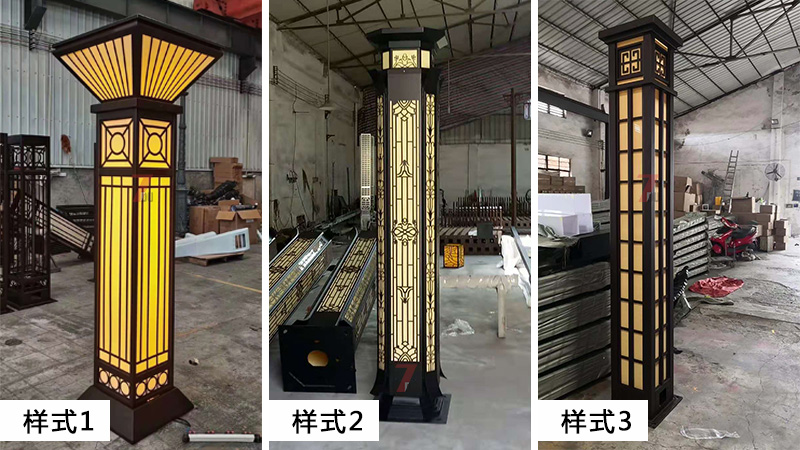 (QDJGDZ-030)新中式庭院方形矮柱裝飾好色先生网站入口更多款式選型1